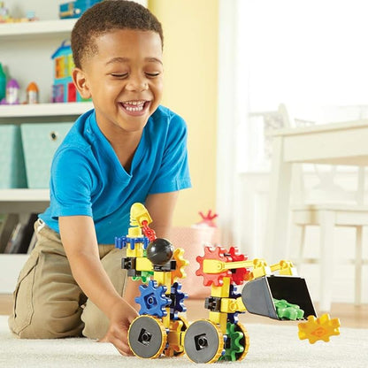 Learning Resources Gears WreckerGears, STEM Activities, Fine Motor Skills, Toddler Explorer Kit, Science and Construction, Boys and Girls Gifts, 47 Pieces, Ages 4 and Up