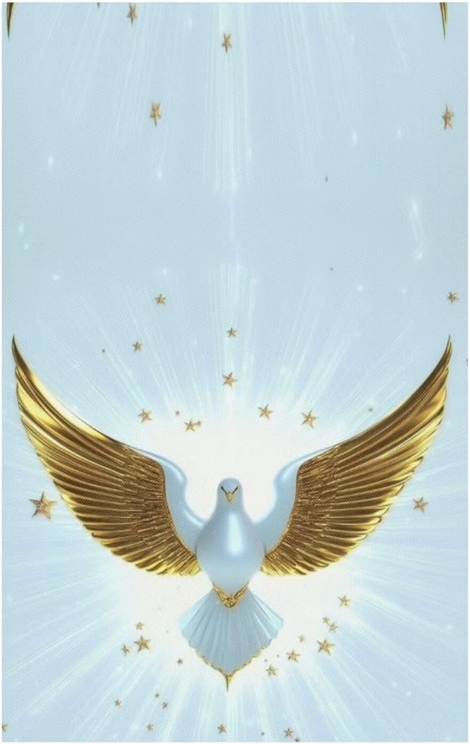 Dove Head Rest Cover for Recliner Easy to Install Headrest Slipcovers Covers Pet Scratch Resistant Peace Couch Headrest Covers for Sofa 1 Pack