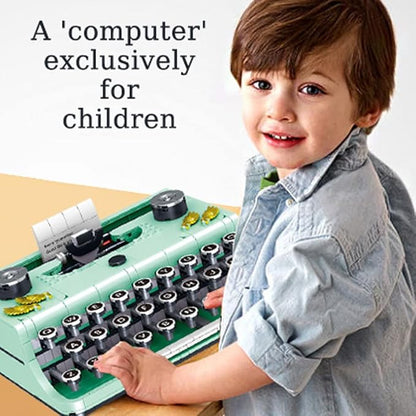 ENHANA Ideas Retro Typewriter Building Blocks Toys Model,STEM Building Idea Set,Best Nostalgic Gift for 6+ Year Old Kids or Adults,820PCS