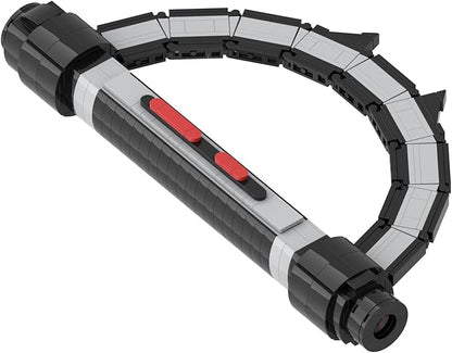 MOOXI-MOC Space Wars Third Sister Reva Lightsaber Hilt Building Set,Creative Building Blocks Kit(431pcs)