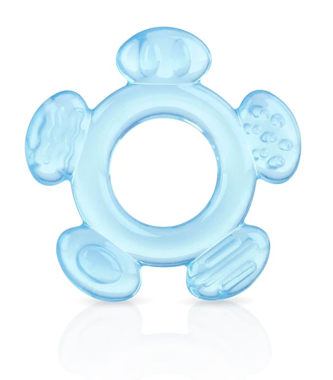 Nuby Three Step Teether Set | 3 Pack | 3m+ | Soft and Hard Teething Surfaces