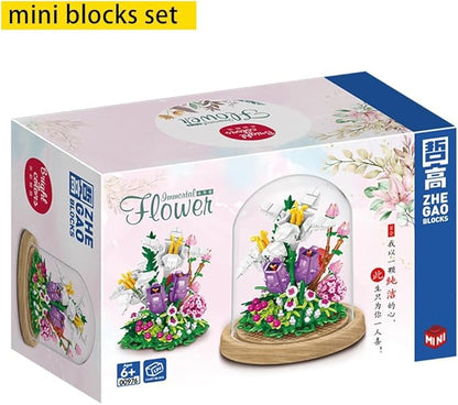 Lilies Flower Bouquet Building Sets, Artificial Flowers Building Blocks kit, DIY Unique Decoration Home, Botanical Collection for Ages 8+,Ideal Gifts for Mom Women (511PCS)