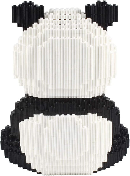 Larcele Panda Micro Building Blocks Animal Mini Building Toy Bricks, 3689 Pieces KLJM-02 (Model 2840)
