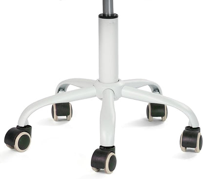 Homy Casa Armless Home Office Desk Chair, Colorful Task Chair with Soft Mesh Padded Cushion, Height Adjustable Swivel Study Computer Chair for for Girls Boys Teens (Beige, 1PC)