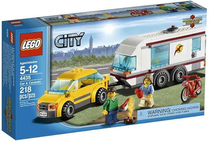 LEGO City Town Car and Caravan 4435