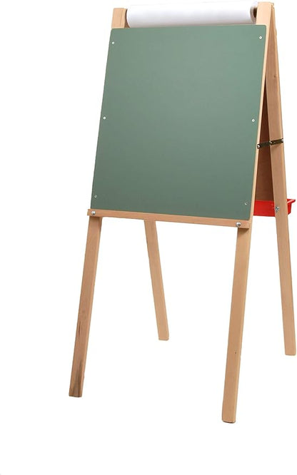 Flipside Products - Child's Deluxe Double Easel - Green Chalk/White Markerboard