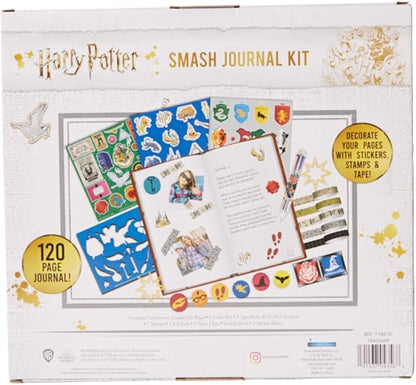 Innovative Designs Harry Potter Journal Set for Kids – Smash Leather Journal Kit with Stickers, Stamps & Tape
