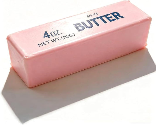 2026 Upgraded Slow Rebound Butter Squeeze Stress Balls, Soft Butter Stick Squishies Toy, Slow Rising Sensory Fidget Toy for Stress Relief & Calming（Pink）