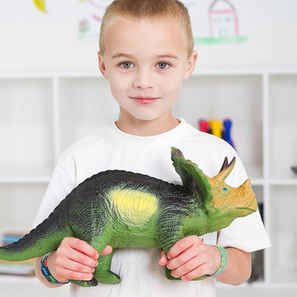 DERAYEE 24 Pcs Dinosaur Slap Bracelets for Kids, Jurassic Forest World theme Snap Bands Toy Gift Party Favor Supplies for Dino Party Bag