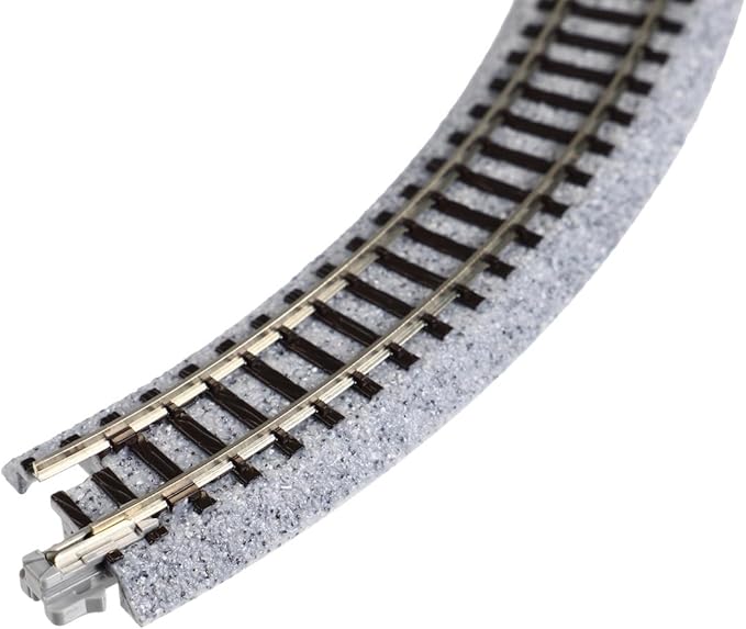 Kato USA Model Train Products UNITRACK Compact Tracks (4-Piece), 150mm/(6") Radius/45-Degree