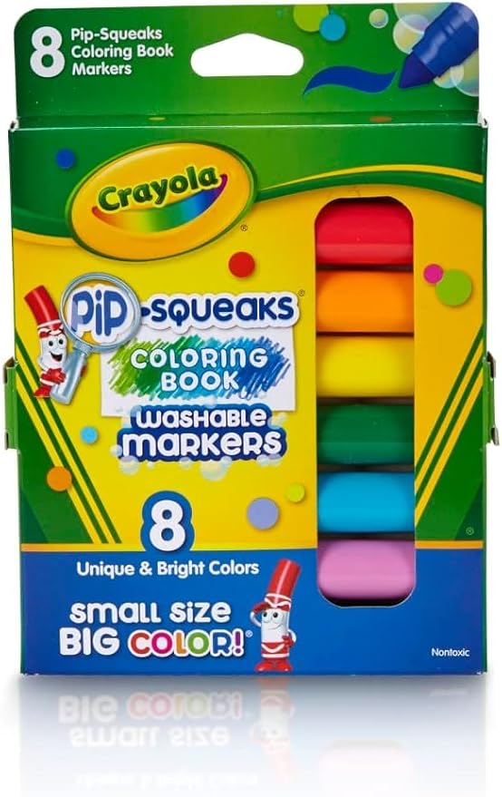 Crayola Pip-Squeaks Washable Markers (58-8704), 4 Pack