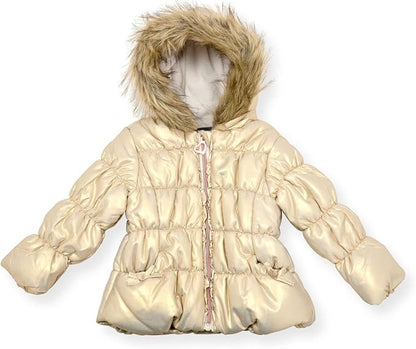 Arctic Quest Little Girls Bib Snow Pants and Ski Jacket Water-Resistant Snowsuit For Kids Winter Jacket For Girls