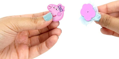 Tara Toys Peppa Pig Snap N' Wear Activity Rings Set, DIY Jewellery Kit for Kids, 3+ Years