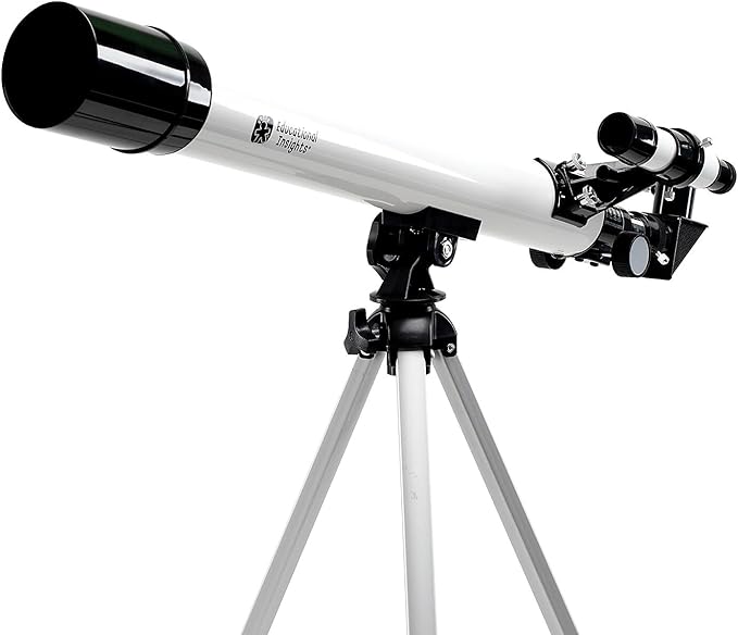 Educational Insights GeoSafari Vega 600 Telescope, Telescope for Kids & Adults Beginners, Supports STEM Learning, Great to Explore Space, Moon, & Stars