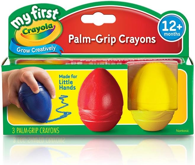 Crayola My First Egg Crayons, Easy-Grip
