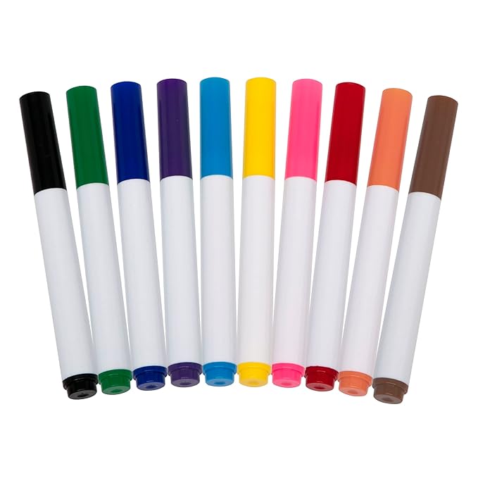 CoComelon Draw and Play Desk by Delta Children – Includes 10 Markers and Coloring Book, Blue