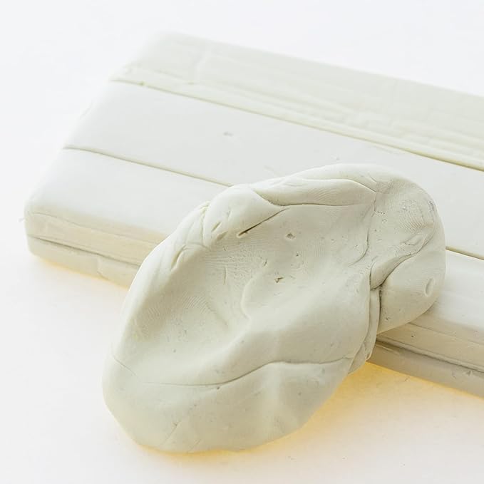 BAZIC Modeling Clay Cream White Color 1 LB, Light Dough Art Craft, Non Toxic Gift for Artist Kids Toddler Boys Girls, Bulk for Classroom, 1-Pack