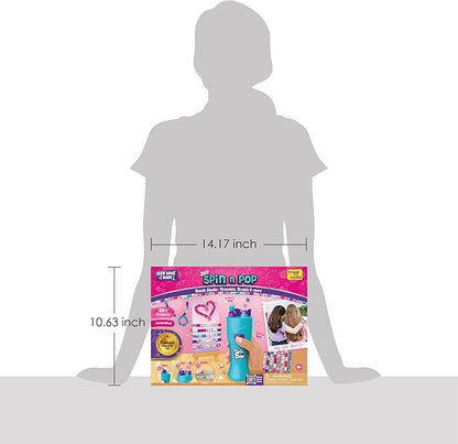 Imagimake Spin n Pop : DIY Bracelets Braids & More | Patented Electric Bracelet Maker | DIY Craft Kits for Girls Ages 8-13 | Create 25+ Accessories for Girls 10-12 | Teenage Girl Gift Ideas