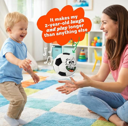 Move2Play, Hilariously Interactive Toy with Music & Sound Effects for Boy & Girl | Ball for Toddler & Baby | 6, 12, 18+ Months | 1, 2, 3+ Year Old