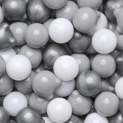 GOGOSO Bear Ball Pit Balls Shapes BPA Free Plastic Play Balls Crush Proof Kids Toddlers Baby Pastel Pelotas Toy Shaped Giant Friendship Bracelet