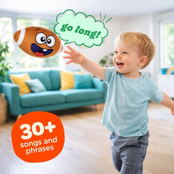 Move2Play, Hilariously Interactive Toy with Music & Sound Effects for Boy & Girl | Ball for Toddler & Baby | 6, 12, 18+ Months | 1, 2, 3+ Year Old