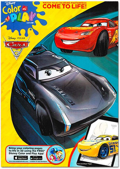 Coloring Books for Boys Super Set ~ Bundle Includes 5 Books and Stickers (Hot Wheels, Transformers, Jurassic World, Star Wars, Disney Cars)