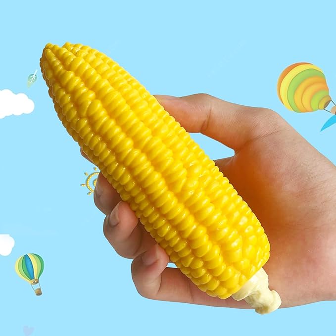Corn Squishies Stress Relief Novelty Toy Soft Scented Simulation Corns Squeeze Toys Cute Birthday Gift for Kids (Corn)