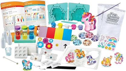 4M | STEAM Powered Kids | Rainbow Unicorns | Giant Unicorn Themed Arts and Crafts and STEM Projects Kit | Kids Ages 5+, Pink