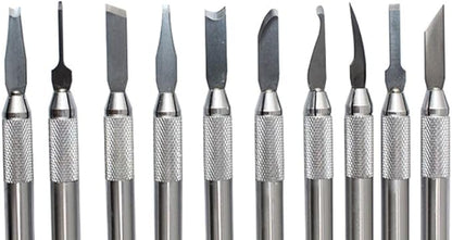 NIUPIKA Wax Carvers Carving Knives Pottery Clay Sculpting Tool Set Steel Modeling Hand Tool