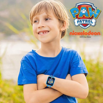 Accutime Paw Patrol Smart Watch with Camera for Kids and Toddlers - Interactive Smartwatch for Boys & Girls Featuring Games, Voice Recorder, Calculator, Pedometer, Alarm, Stopwatch, with USB Cable