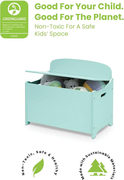 Delta Children MySize Deluxe Toy Box, Mint