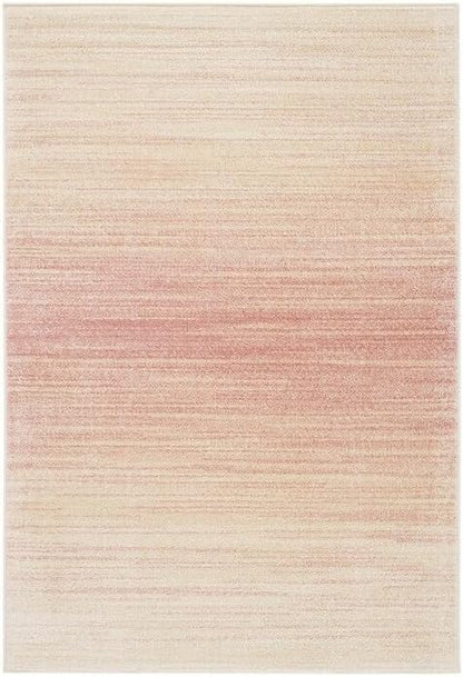 SAFAVIEH Adirondack Collection Accent Rug - 3' x 5', Pink & Ivory, Modern Ombre Design, Non-Shedding & Easy Care, Ideal for High Traffic Areas in Entryway, Living Room, Bedroom (ADR142U)