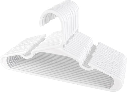 Utopia Home 160 Pack Kids Hangers - 11.5 Inch Plastic Baby Hangers for Closet - Childrens Hangers for Clothes & Infant Hangers for Closet - Ideal for Everyday Standard Use (White)