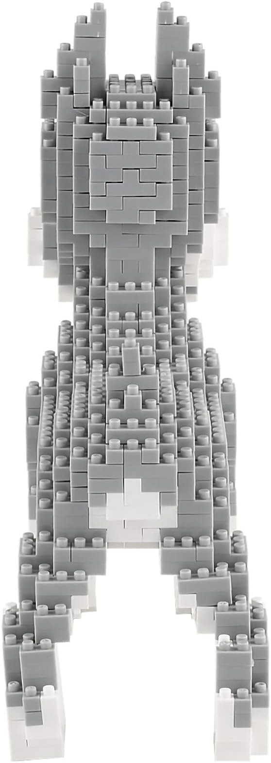 Larcele Dog Micro Building Blocks Pet Mini Building Toy Bricks,880 Pieces KLJM-02 (Schnauzer)