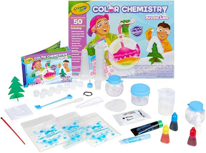 Crayola Arctic Color Chemistry Set for Kids, Steam/Stem Activities, Educational Toy, Ages 7, 8, 9, 10
