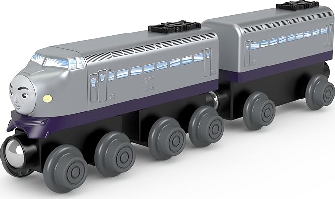 Thomas & Friends Wooden Railway Toy Train Kenji Push-Along Wood Engine & Cargo Car for Toddlers & Preschool Kids Ages 2+ Years (Amazon Exclusive)