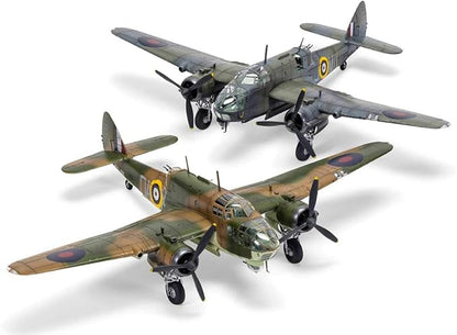 Airfix Model Airplane Kit Gift Set - A04021 Bristol Beaufort Mk.I, Plastic Plane Model Kits for Adults & Kids 14+, Skill Level 2, 1:72 Scale WW2 Military Aircraft - Real Aeroplane Model Gifts