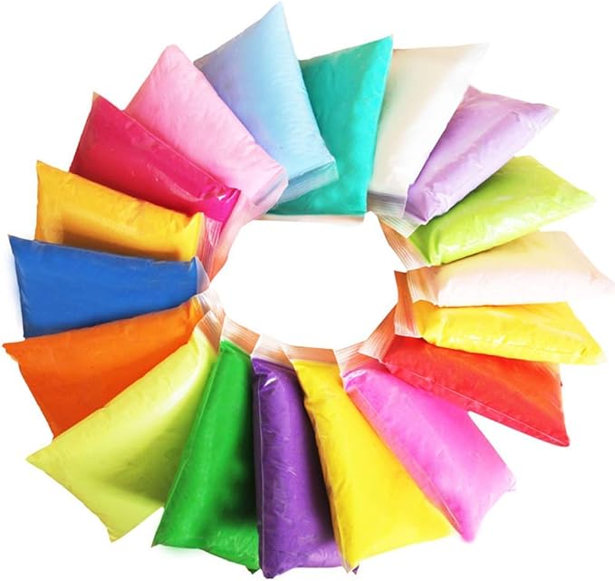 24 Colors Air Dry Clay Magical Kids Ultra Light Artist Studio Plasticine Toy Safe and Non-Toxic Modeling Clay