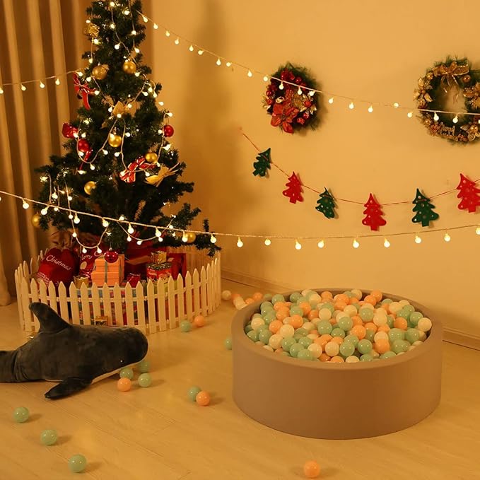 GOGOSO Ball Pit Balls for Toddles, Kids Plastic Balls for BallPit, Pool, Baby Party Accessories, Birthday Decoration 50 100 200 500 1000