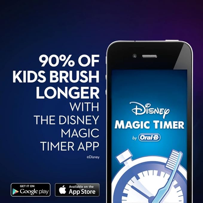 Oral-B Kid's Battery Toothbrush Featuring Disney Princess, for Kids 3+