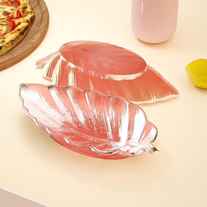 Leaf Tray Resin Silicone Mold 4PCS Set, Resin Fruit Bowl Moulds Epoxy Casting Molds for DIY Jewelry Container, Candy Holder, Soap Dish