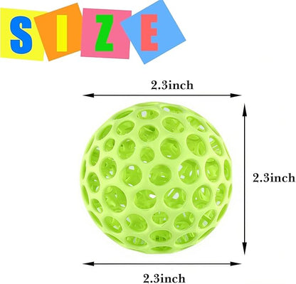 3D Printed Fidget Toys Stress Ball for Adults Grip Strength Trainer,Squishy Fidget Toy for Hand Therapy Bouncing Ball for Anxiety Relief,Classroom Gifts Kids Focus Decompression Ball for Office