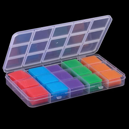 105 PCS Diamond Painting Glue Clay, Colorful Diamond Painting Wax, Diamond Art Wax Glue Clay Set for DIY Diamond Art Accessories and Tools for Embroidery Accessories, 5 Colors