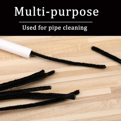 110 Pieces Black Pipe Cleaners, Christmas Craft Pipe Cleaners,Pipe Cleaners Chenille Stem,Pipe Cleaners Bulk,Art Pipe Cleaners for Creative Home Decoration Supplies Arts and Crafts Project