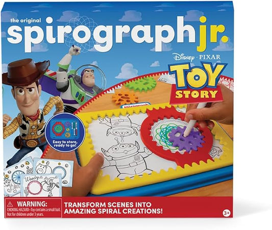 Spirograph Disney Jr. Toddler Arts and Crafts, Drawing Art Kit, Toddler Activities, Drawing Pad, Jumbo Gears, Washable Markers, Unleash Your Child Inner Artist, Ages 3+