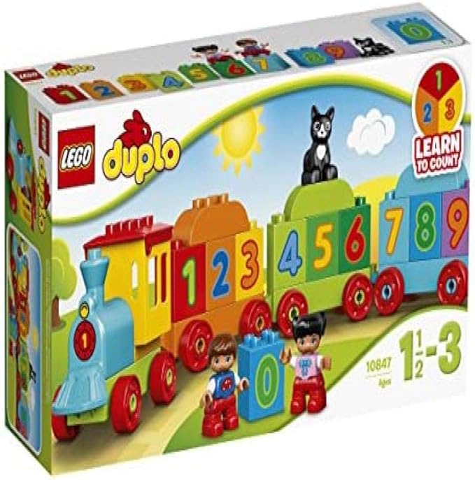 LEGO DUPLO My First Number Train 10847 Learning and Counting Train Set Building Kit and Educational Toy for 2-5 Year Olds (23 Pieces)