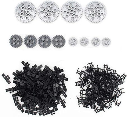 Building Blocks Parts Tank Track Wheels Treads Chain Links Motorcycle Car Accessories Toys for 6-12 Years Old Boys Girls Kids Gift (212 Pcs Tank Track)