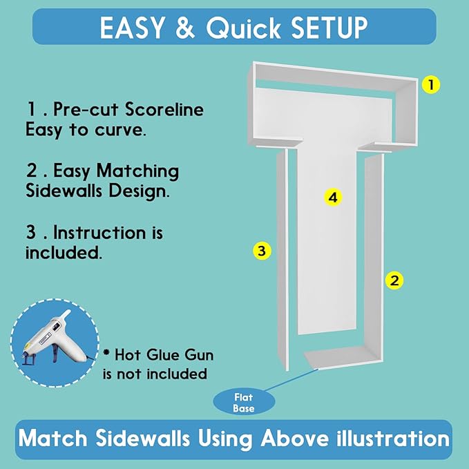 3FT Tall Mosaic Balloon Frame Letters Big Marquee Light Up Letters DIY Kit for Birthday Party Wedding Backdrop Decor Letter T Pre-Cut Foam Board