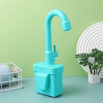 TOYANDONA Pretend Play Kitchen Sink Toys Accessory, Plastic Faucet Kids Toy Replacement for Pretend Play Sinks Pretend Play Kitchen Toys for Boys Girls Toddlers