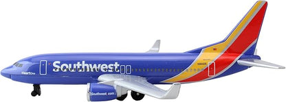 Daron Southwest Airlines Airport Playset with Die-Cast Metal Model Airplane with Plastic Parts, Cars and Transportation Toys for Kids Ages 3+